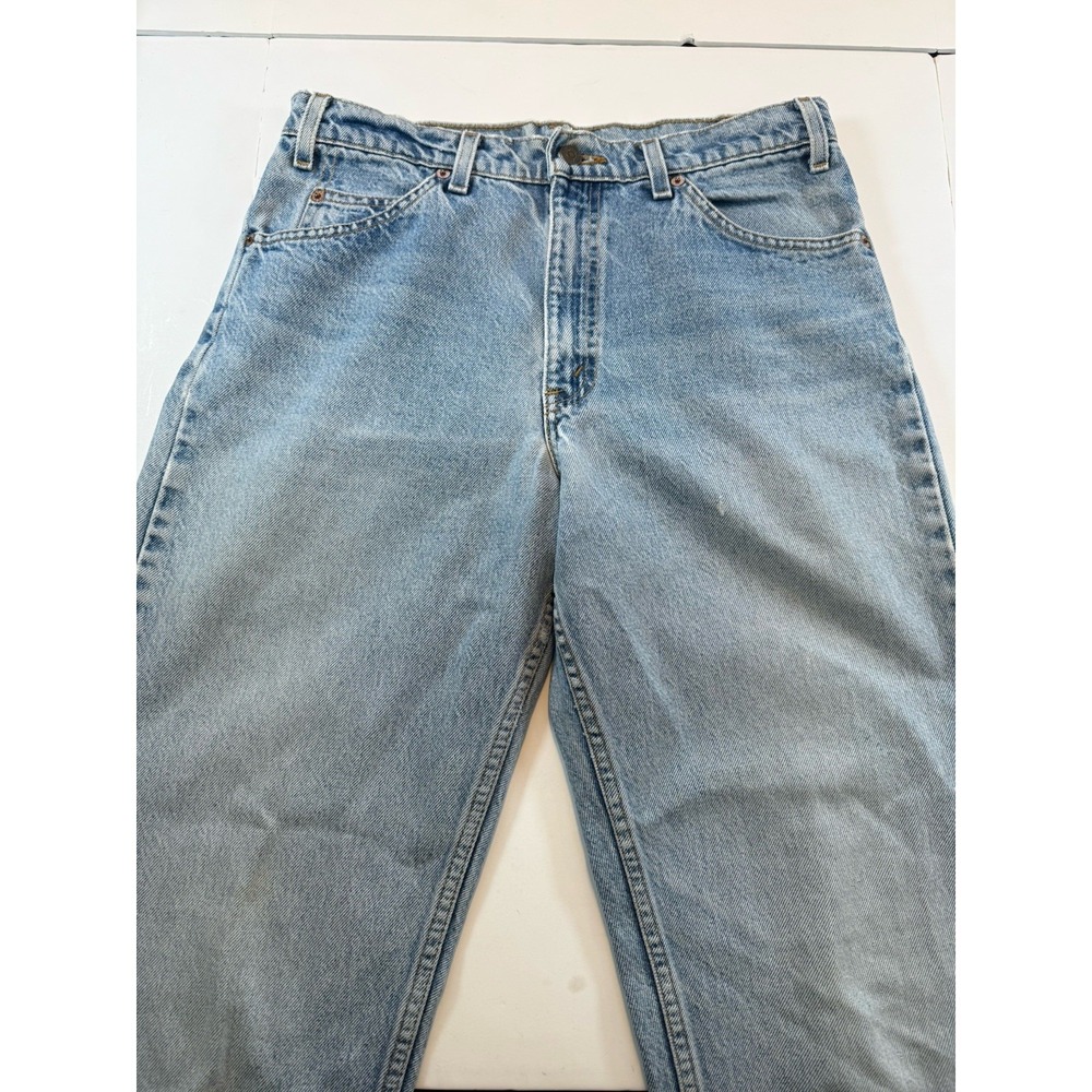 Levis 550 Relaxed Fit Jeans Mens 32x36 Light Wash Tapered Leg 90s Denim
